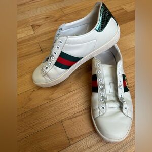 Sz 7 Ladies Gucci New Ace Bee Sneakers